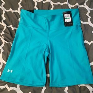Nwt under armour compression bike shorts sz Large